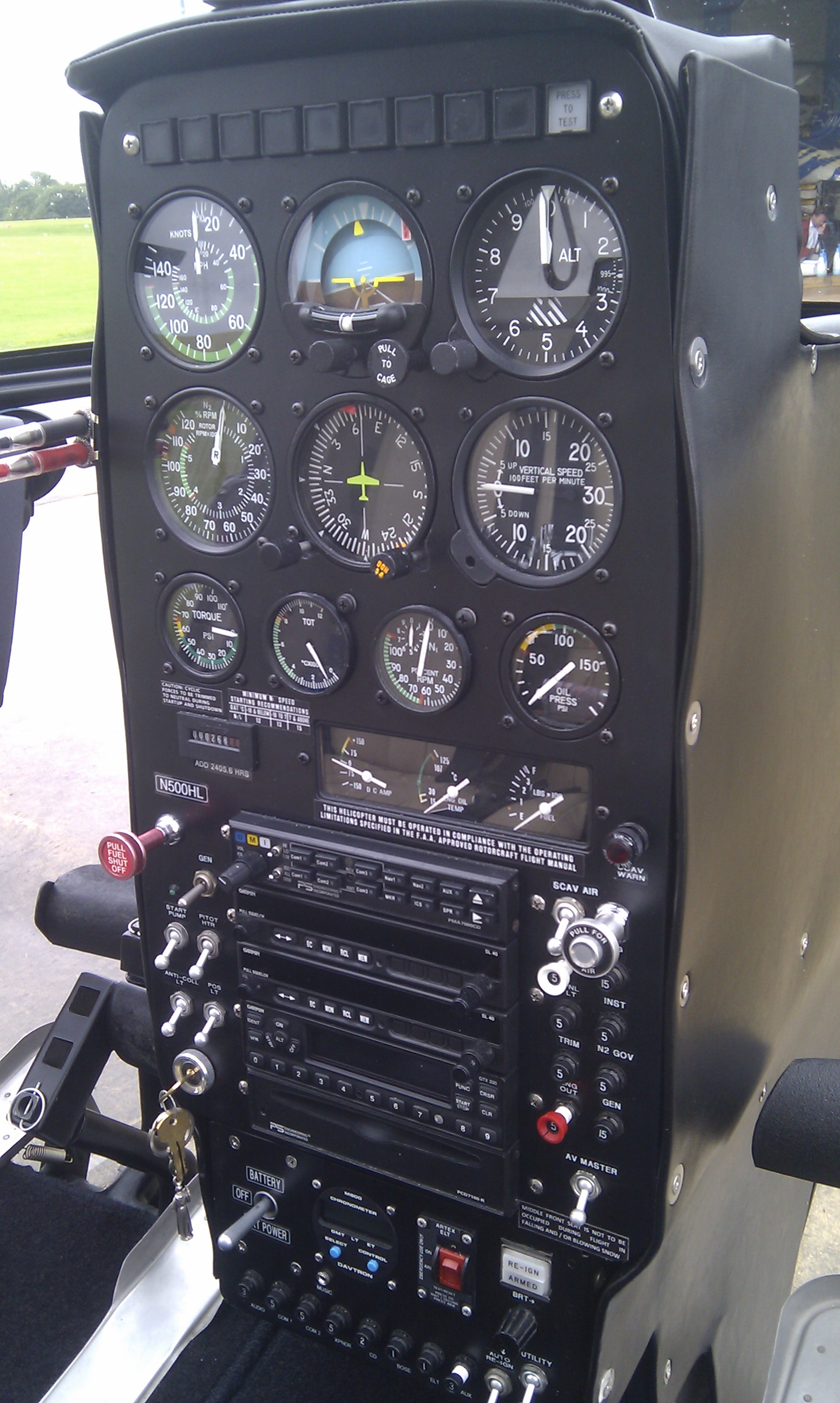 Hughes 369 PS Engineering & Garmin Installation