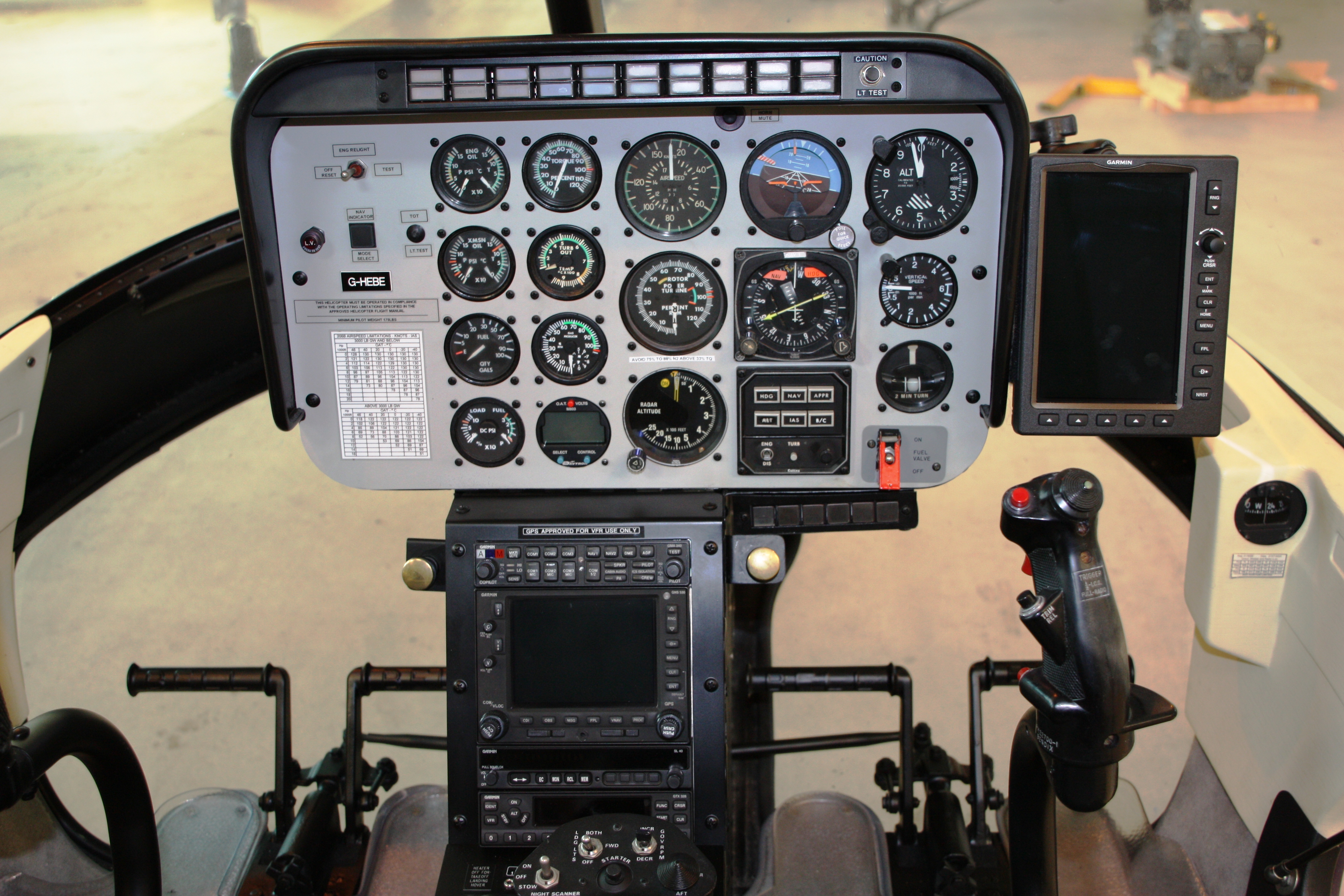 Full Garmin Installation to Bell 206B3 Jetranger